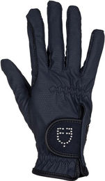 Handschuhe d'équitation avec logo pailleté femme Equestro d – Bild 1 von 5