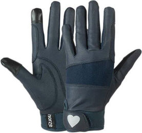 Handschuhe mit glitzerndem Herzaufdruck Kind Horze – Bild 1 von 4