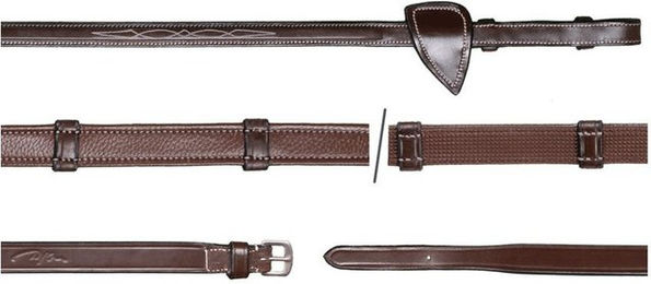 Produktbild von Hanf für Pferde aus Leder mit 7 Halterungen (Ohne Stopper) Dy'on Hunter 5/8