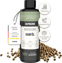 Produktbild von Hanföl für Hunde 100ml