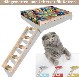 Produktbild von Hängematte und Leiter für Katzen, 4 Designs