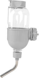 Produktbild von Hängende Hunde-Wasserflasche Kunststoff Große Kapazität Doppelkugel-Design Käfigbox Hängendes Wasser graue