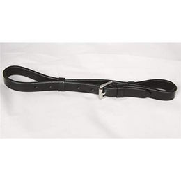 Hans Melzer hinterer Umlaufriemen für schwedische Reithalfter schwarz/silber WB – Bild 1 von 2