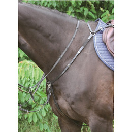 Produktbild von Hans Melzer Horse Equipment Vorderzeug Bad Harzburg braun/silber Warmblut