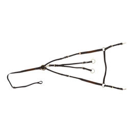 Hans Melzer Horse Equipment Vorderzeug Bad Harzburg schwarz/messing Pony – Bild 1 von 9