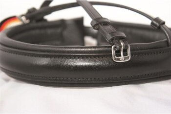 Hans Melzer Kandarenreithalfter Wiesbaden schwarz/silber Pony – Bild 1 von 2