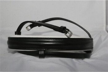 Hans Melzer Reithalfter breit schwedisch kombiniert weiß unterlegt – Bild 1 von 2