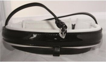 Hans Melzer Reithalfter breit schwedisch kombiniert weiß unterlegt WB EXTRA (KB-Kaltblut) – Bild 1 von 2