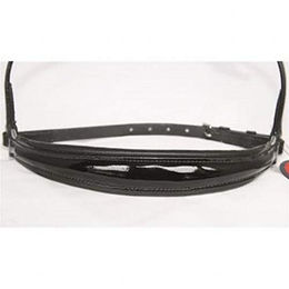 Produktbild von Hans Melzer Reithalfter hannoversch LACK schwarz/silber