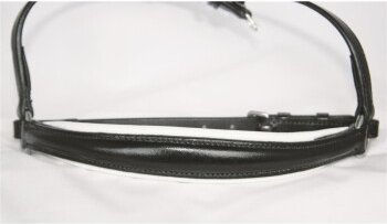 Produktbild von Hans Melzer Reithalfter hannoversch schwarz/silber weiß unterlegt WB