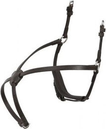 Hans Melzer Reithalfter mexikanisch braun/silber Pony – Bild 1 von 2