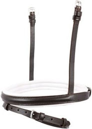 Produktbild von Hans Melzer Reithalfter spezial englisch kombiniert braun/silber weiß unterlegt Pony