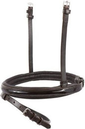 Produktbild von Hans Melzer Reithalfter spezial englisch kombiniert Lack braun/silber braun unterlegt Pony