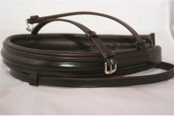 Hans Melzer Reithalfter standard englisch kombiniert braun/silber Pony – Bild 1 von 2