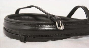 Hans Melzer Reithalfter standard englisch kombiniert schwarz/silber VB/COB – Bild 1 von 2