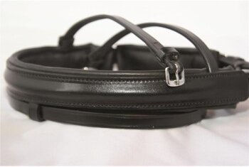 Produktbild von Hans Melzer Reithalfter standard schwedisch kombiniert schwarz/silber