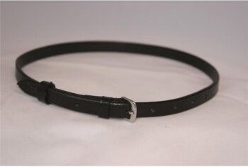 Hans Melzer Sperrriemen schwarz/silber Warmblut – Bild 1 von 2