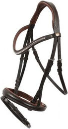 Hans Melzer Trense Kreuth braun/silber – Bild 1 von 2