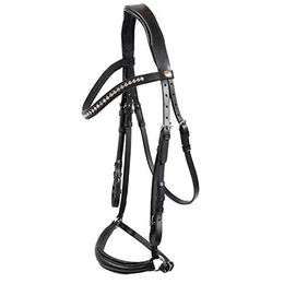 Hans Melzer Trense Valluhn schwarz/Silber – Bild 1 von 3