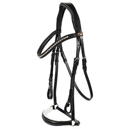 Hans Melzer Trense Valluhn schwarz/silber Pony – Bild 1 von 4