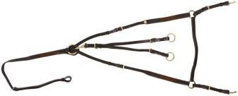 Hans Melzer Vorderzeug Bad Harzburg braun/messing WB EXTRA (KB-Kaltblut) – Bild 1 von 2