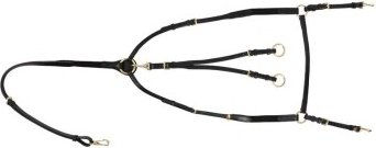 Hans Melzer Vorderzeug Bad Harzburg schwarz/messing WB EXTRA (KB-Kaltblut) – Bild 1 von 2