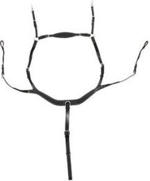 Produktbild von Hans Melzer Vorderzeug Balve schwarz/silber WB EXTRA (KB-Kaltblut)