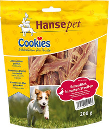 Produktbild von Hansepet Cookies Entenfilet in Streifen - 3 x 200 g