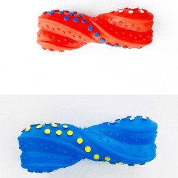 Produktbild von Hantel mit Quietscher - Hundespielzeug aus Vinyl