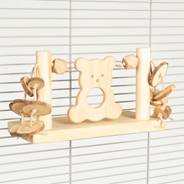 Produktbild von Happy Bird Vogelspielplatz Bearie Swing mit Bärchenfigur
