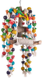 Produktbild von Happy Bird Vogelspielplatz Papageienspielzeug "Giant Fun", Spielzeug für Vögel, ca. 39 x 23 x 78 cm