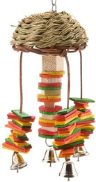 Produktbild von Happy Bird Vogelspielplatz Rattan Mushroom