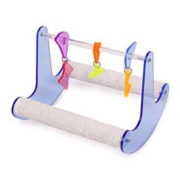 Produktbild von Happy Bird Vogelspielplatz Rock'n Roll Acryl-Schaukel