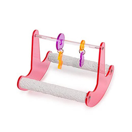 Produktbild von Happy Bird Vogelspielplatz Rock'n Roll Acryl-Schaukel