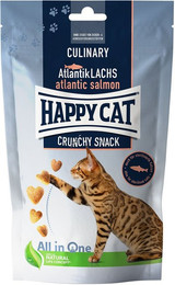 Produktbild von Happy Cat Culinary Crunchy Snack Atlantik-Lachs 5x70g
