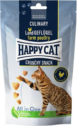 Produktbild von Happy Cat Culinary Crunchy Snack Land-Geflügel 5x70g