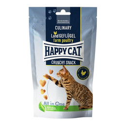 Produktbild von Happy Cat Culinary Crunchy Snack Land-Geflügel - 10 x 70 g