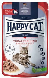 Produktbild von Happy Cat Culinary Nassfutter Katze Adult Voralpen Rind Meat in Sauce - 20 x 85 g