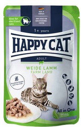 Produktbild von HAPPY CAT Culinary Nassfutter Katze Adult Weide Lamm Meat in Sauce - 20 x 85 g