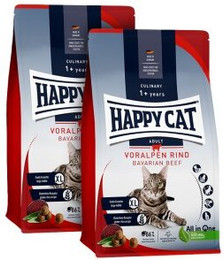 Produktbild von HAPPY CAT Culinary Trockenfutter Katze Adult Voralpen-Rind - 2 x 10 kg