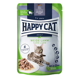 Produktbild von Happy Cat Katzen Nassfutter Culinary Weide Lamm - 20 x 85 g