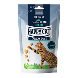 Produktbild von Happy Cat Katzen Snacks Culinary Crunchy Snack See-Kabeljau - 10 x 70 g