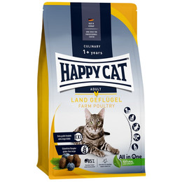 Produktbild von Happy Cat Katzen Trockenfutter Culinary Land Geflügel - 4 x 1,3 kg