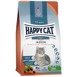 Produktbild von Happy Cat Katzen Trockenfutter Indoor Atlantik Lachs - 4 x 1,3 kg