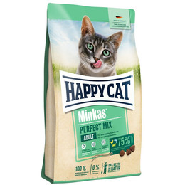 Produktbild von Happy Cat Katzen Trockenfutter Minkas Perfect Mix Geflügel - 4 x 1,5 kg