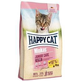 Produktbild von Happy Cat Minkas Junior Geflügel Trockenfutter - 4 x 1,5 kg