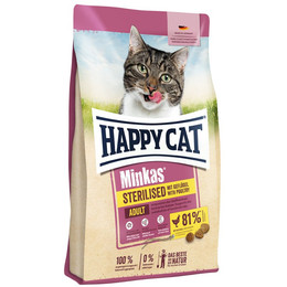 Produktbild von Happy Cat Minkas Sterilised Geflügel Trockenfutter - 4 x 1,5 kg