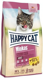Produktbild von HAPPY CAT Minkas Trockenfutter Katze Adult Sterilised Geflügel - 2 x 10 kg