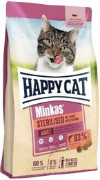 Produktbild von HAPPY CAT Minkas Trockenfutter Katze, Adult, Sterilised, Lachs 4 kg