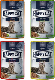 Happy Cat Pouch Meat in Sauce Katzenfutter - 12 x 85 g – Bild 1 von 2